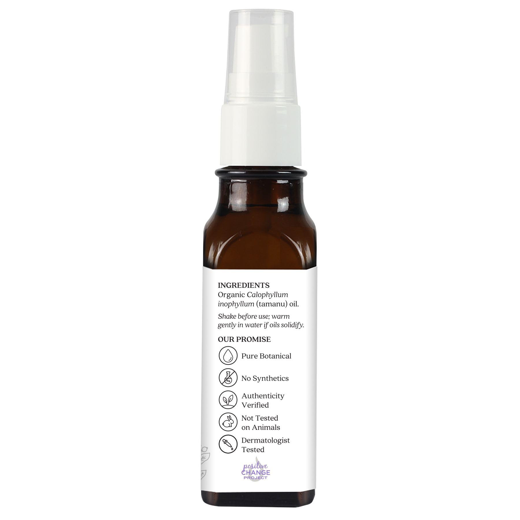 Aura Cacia Organic Natural Skin Care, Nourishing Tamanu Oil, 1 fluid ounce bottle